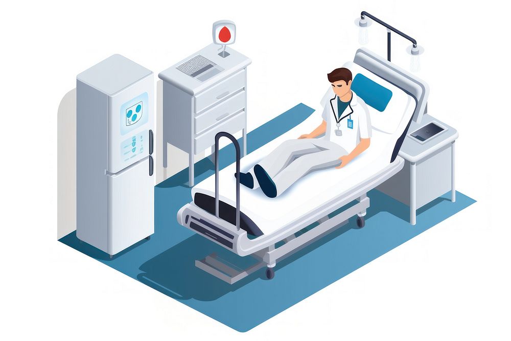 Doctor in hospital reading patient EMRs clinic doctor adult. AI generated Image by rawpixel.