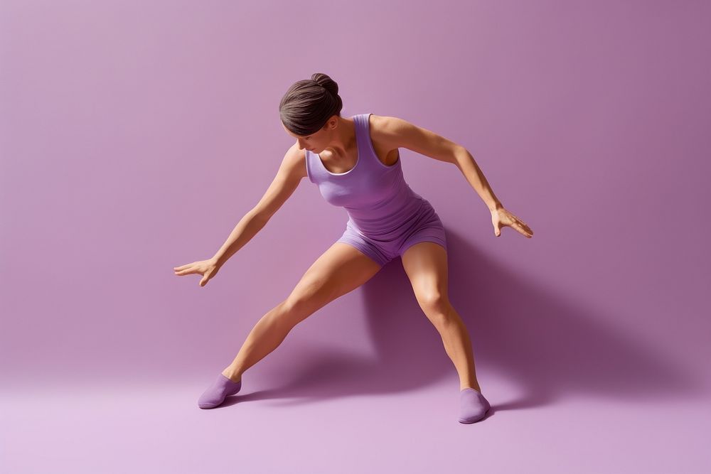 Woman exercising dancing ballet adult. AI generated Image by rawpixel.