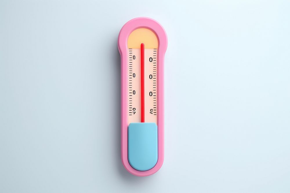 Electronic thermometer temperature technology accuracy. AI generated Image by rawpixel.
