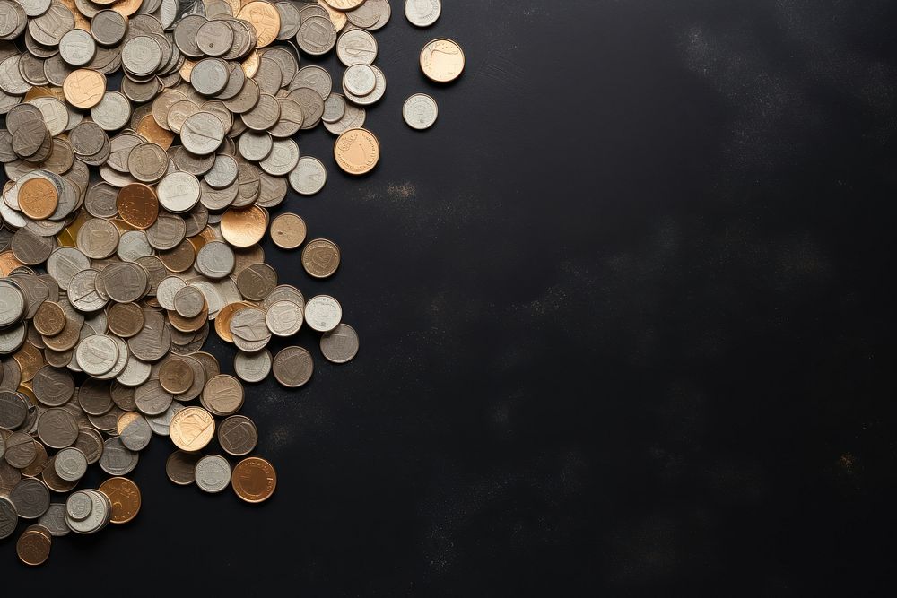 Money backgrounds coin investment. AI generated Image by rawpixel.