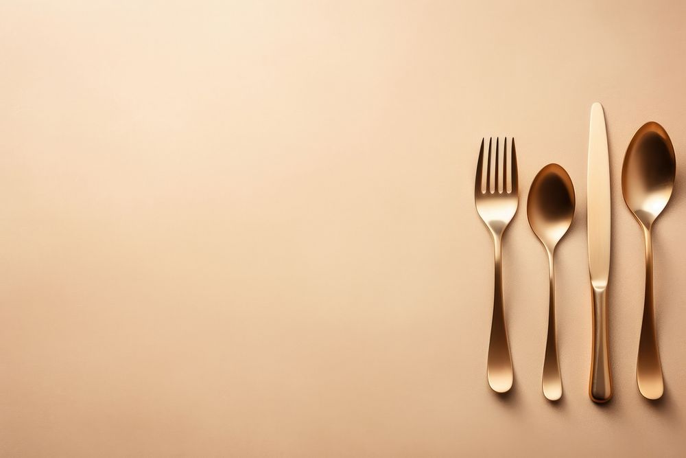 Spoon and fork silverware tableware freshness. AI generated Image by rawpixel.