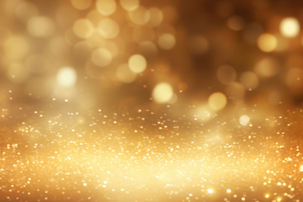 Sparkle gold bokeh backgrounds glitter light. AI generated Image by rawpixel.
