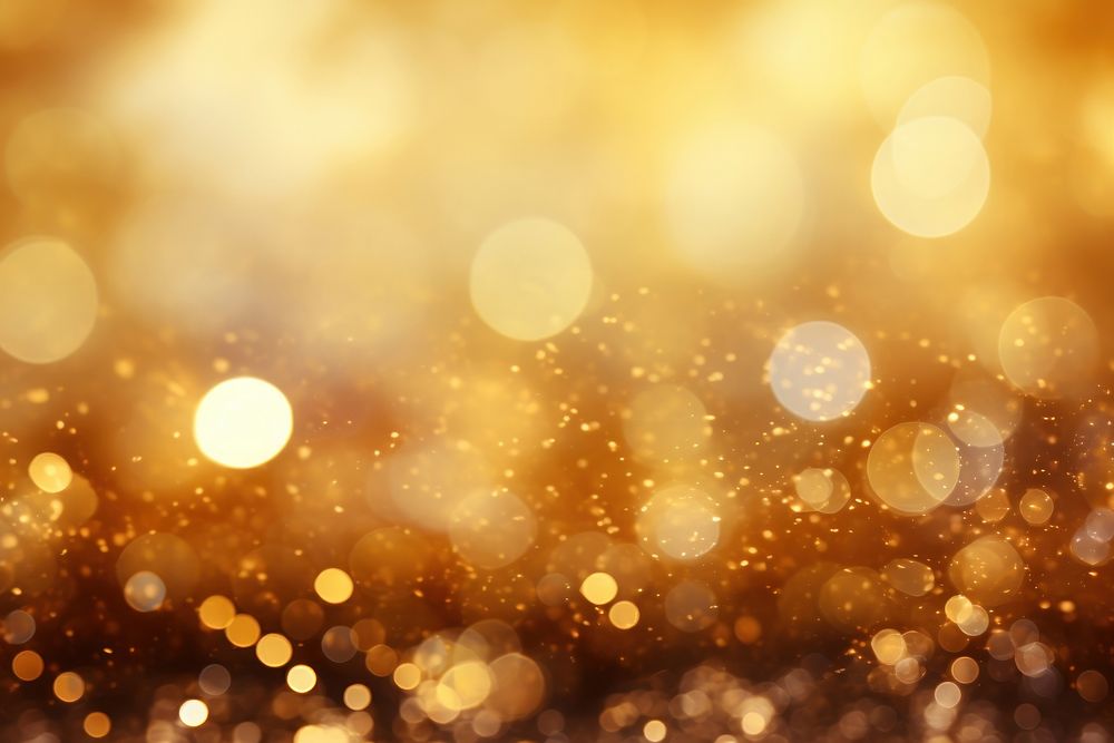 Sparkle gold bokeh backgrounds outdoors glitter. AI generated Image by rawpixel.