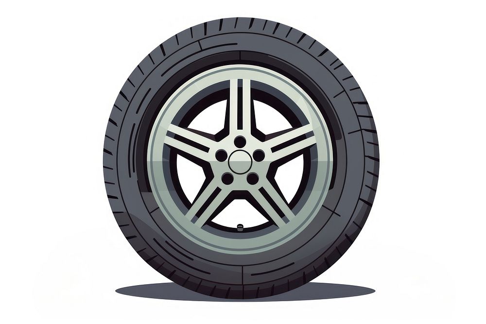 A car tyre vehicle wheel spoke. AI generated Image by rawpixel.