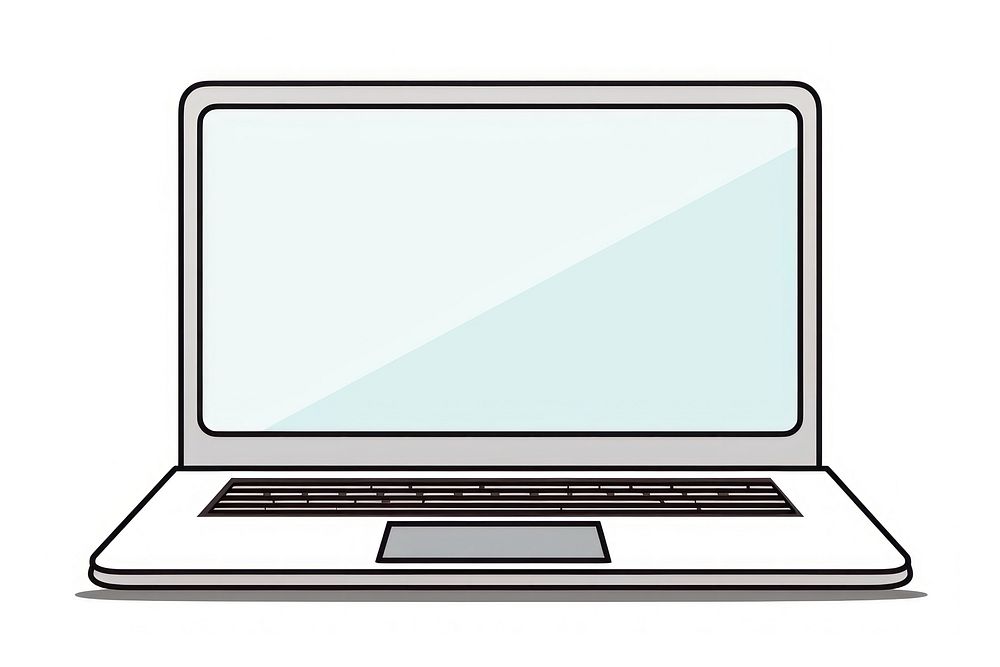 laptop computer white background portability. Free Photo Illustration