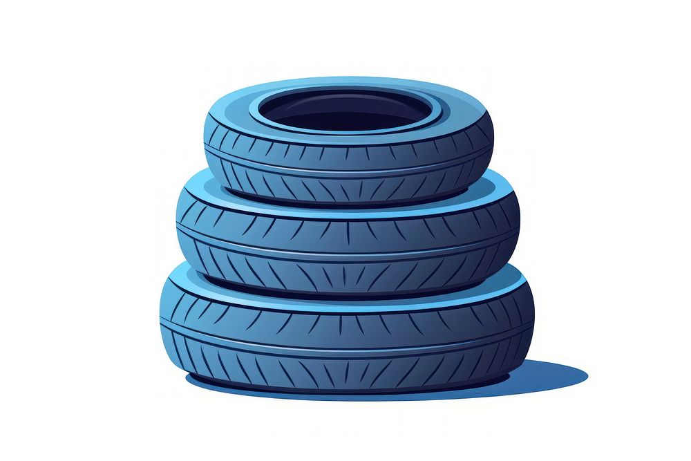 A stack of car tyres vehicle wheel tire. AI generated Image by rawpixel.