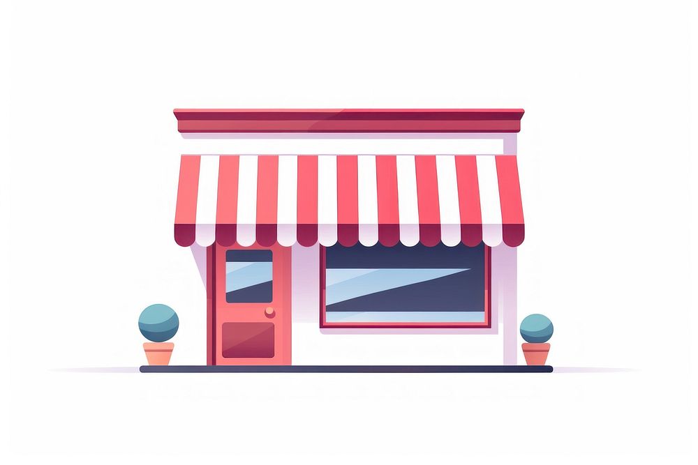 A Store icon store architecture letterbox. AI generated Image by rawpixel.