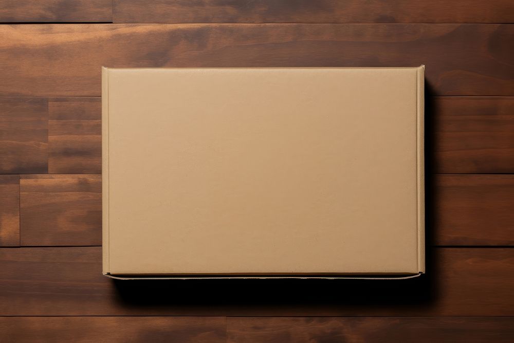 Opened lid box cardboard wood. AI generated Image by rawpixel.