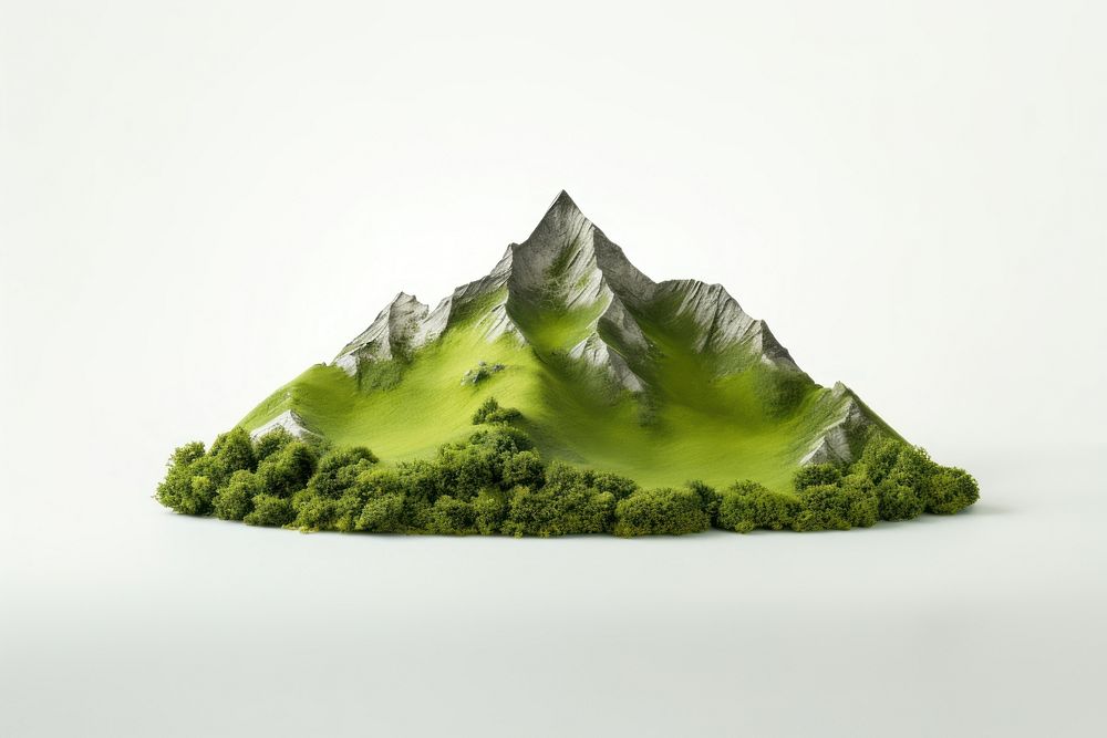 A Mountain background landscape green mountain. AI generated Image by rawpixel.