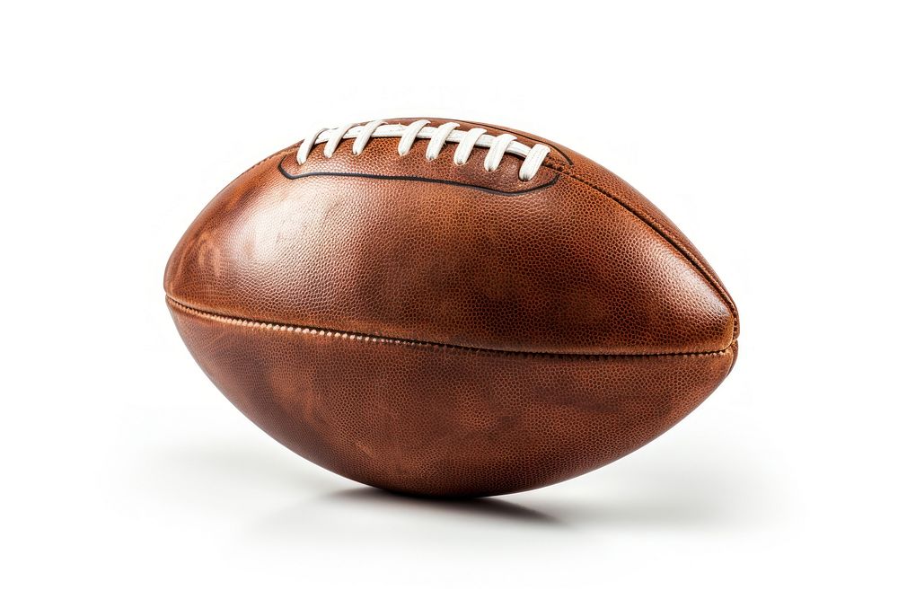 An Leather American football ball sports american football sports equipment. AI generated Image by rawpixel.