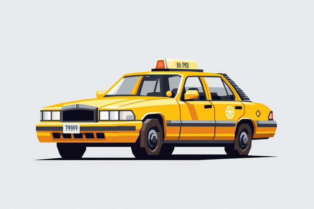 New york taxi vehicle car transportation. AI generated Image by rawpixel.