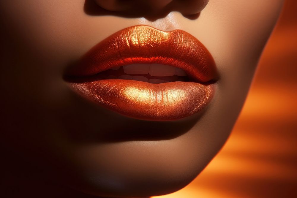 Lips cosmetic cosmetics lipstick adult. AI generated Image by rawpixel.