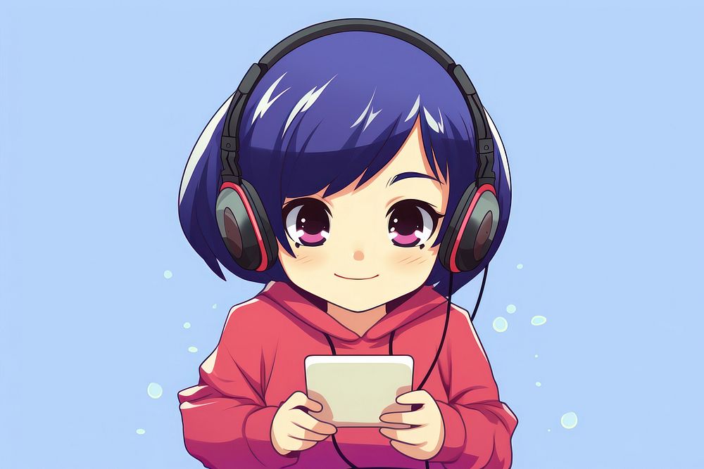 Gaming anime cute publication. AI generated Image by rawpixel.