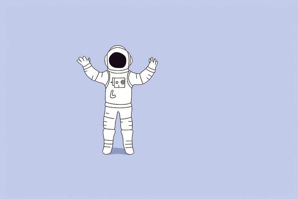 Astronaut cartoon photography astronomy. AI generated Image by rawpixel.