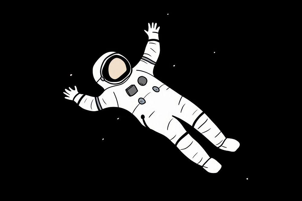 Astronaut astronomy cartoon space. AI generated Image by rawpixel.