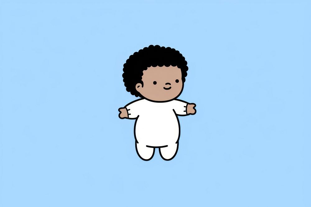 Baby cartoon representation creativity. AI generated Image by rawpixel.
