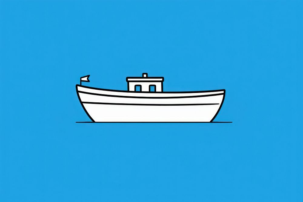 Boat watercraft vehicle cartoon. AI generated Image by rawpixel.