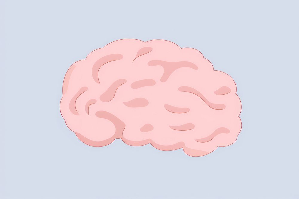 Brain cartoon medical science. AI generated Image by rawpixel.