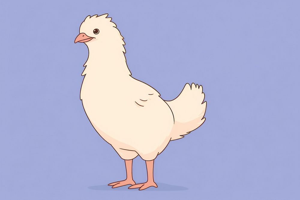 Chicken poultry cartoon animal. AI generated Image by rawpixel.