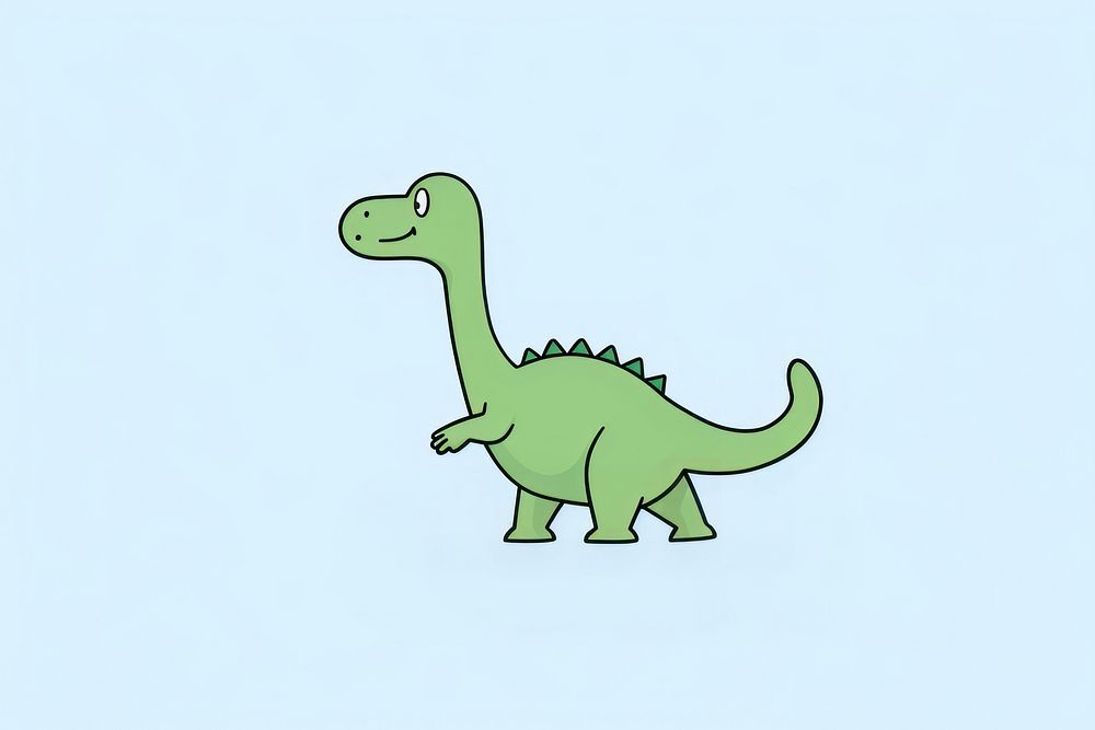 Dinosaur reptile cartoon animal. AI generated Image by rawpixel.