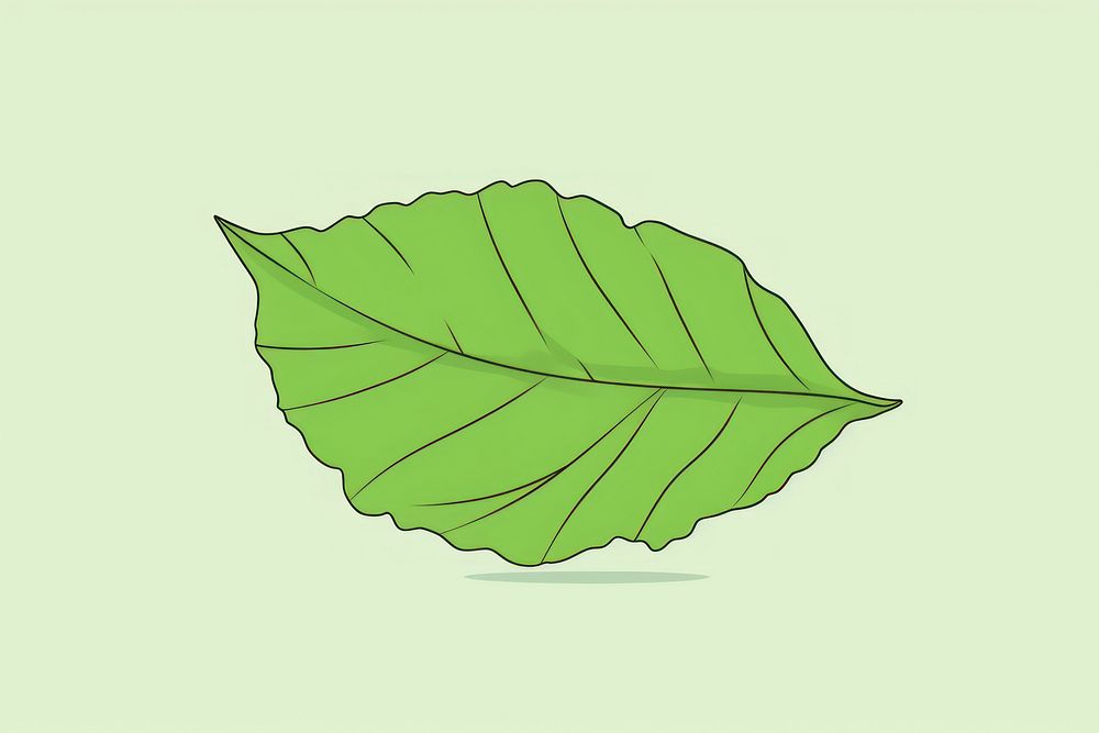 Leaf plant tree line. AI generated Image by rawpixel.