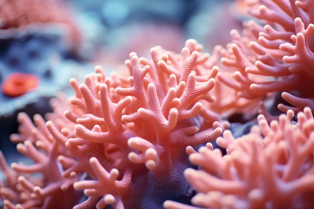 Coral in ocean sea outdoors nature. AI generated Image by rawpixel.