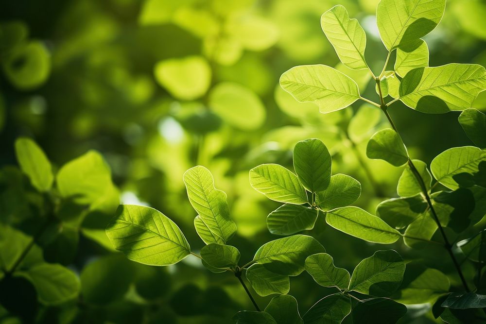 Foliage nature sunlight outdoors. AI generated Image by rawpixel.
