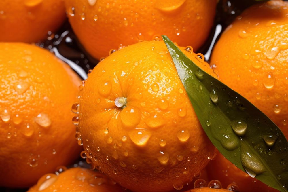 Mandarins oranges food grapefruit plant. AI generated Image by rawpixel.