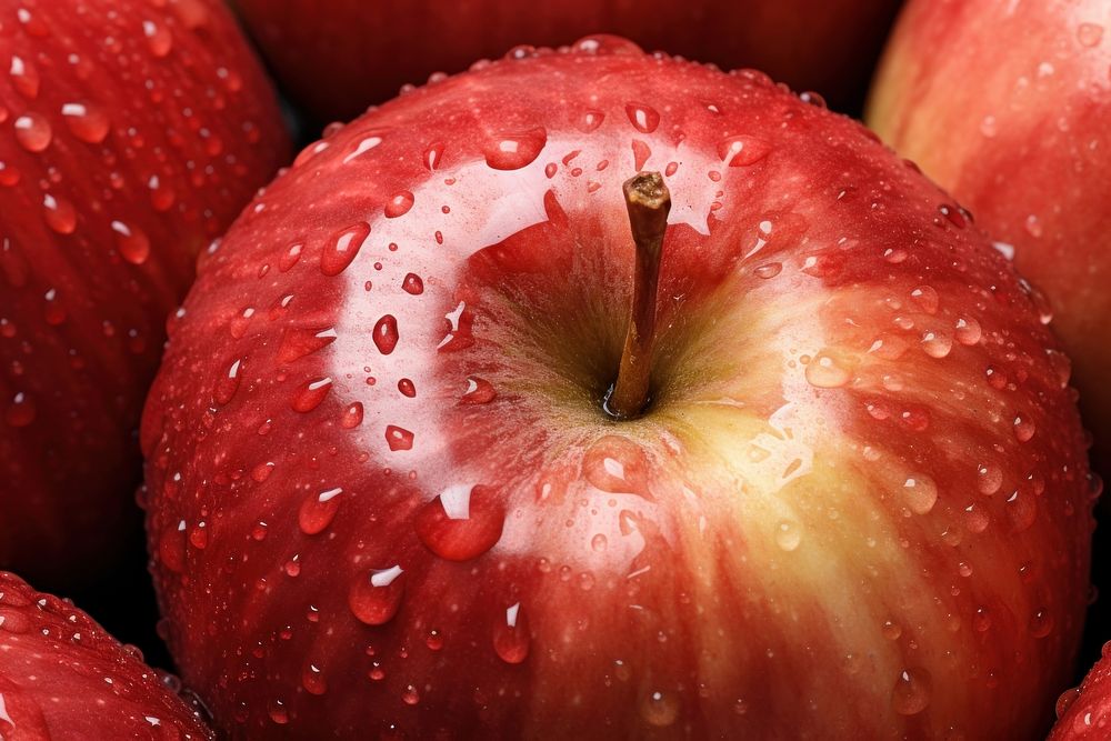 Apples food fruit plant. AI generated Image by rawpixel.
