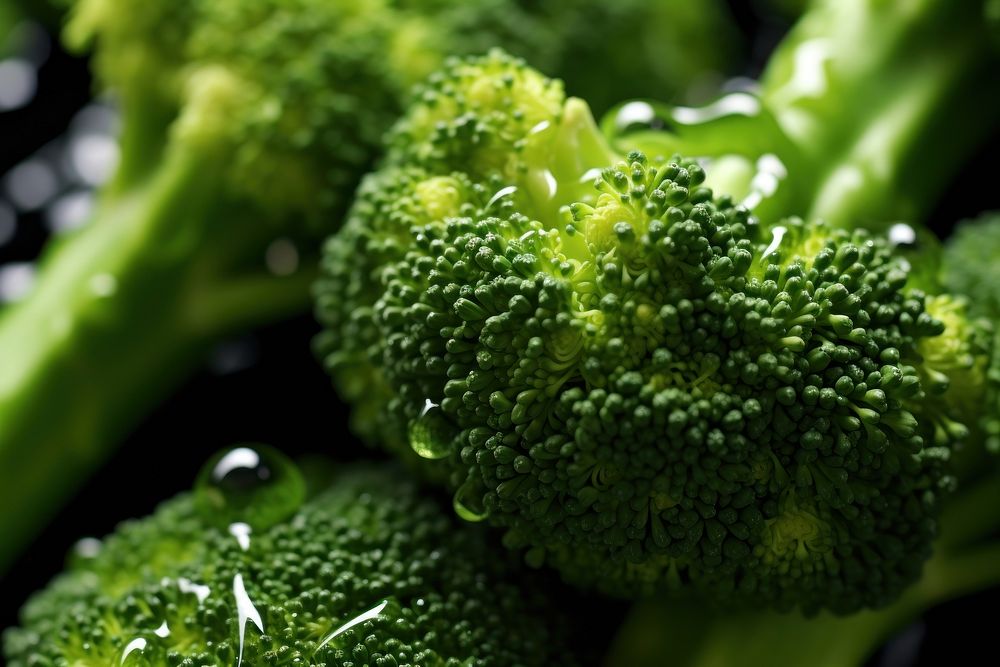 Broccolis food vegetable plant. AI generated Image by rawpixel.