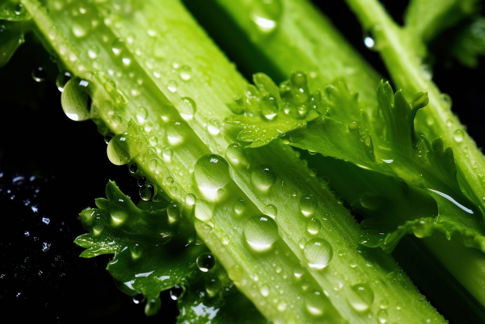 Celery plant green leaf. AI generated Image by rawpixel.