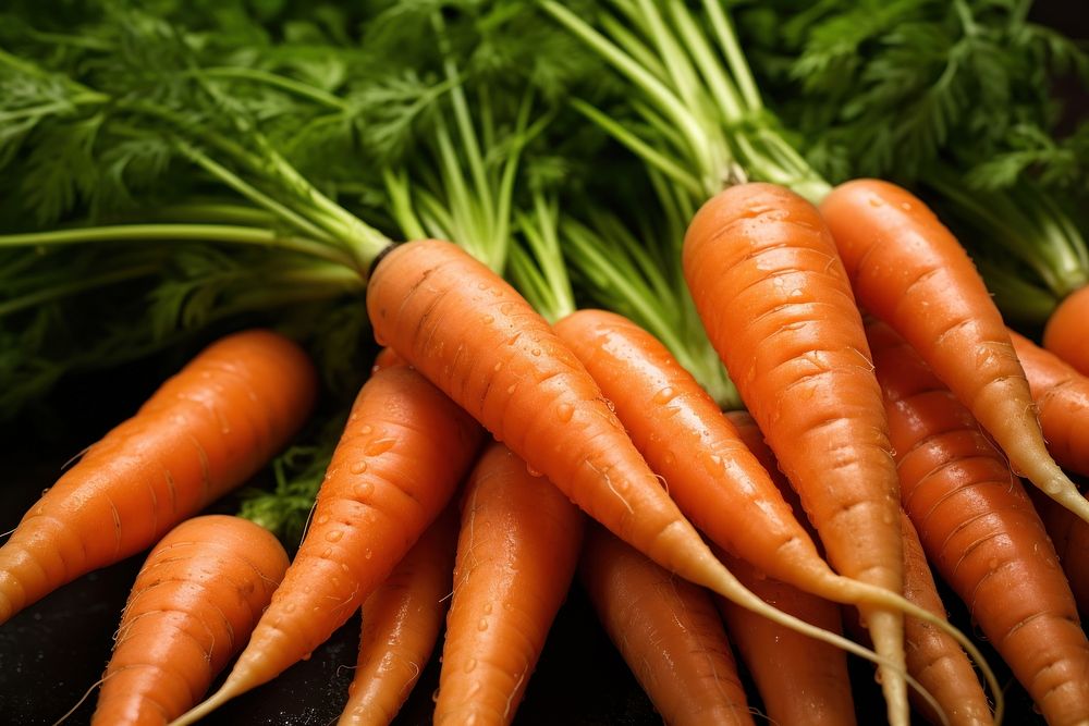 Carrots food vegetable plant. AI generated Image by rawpixel.