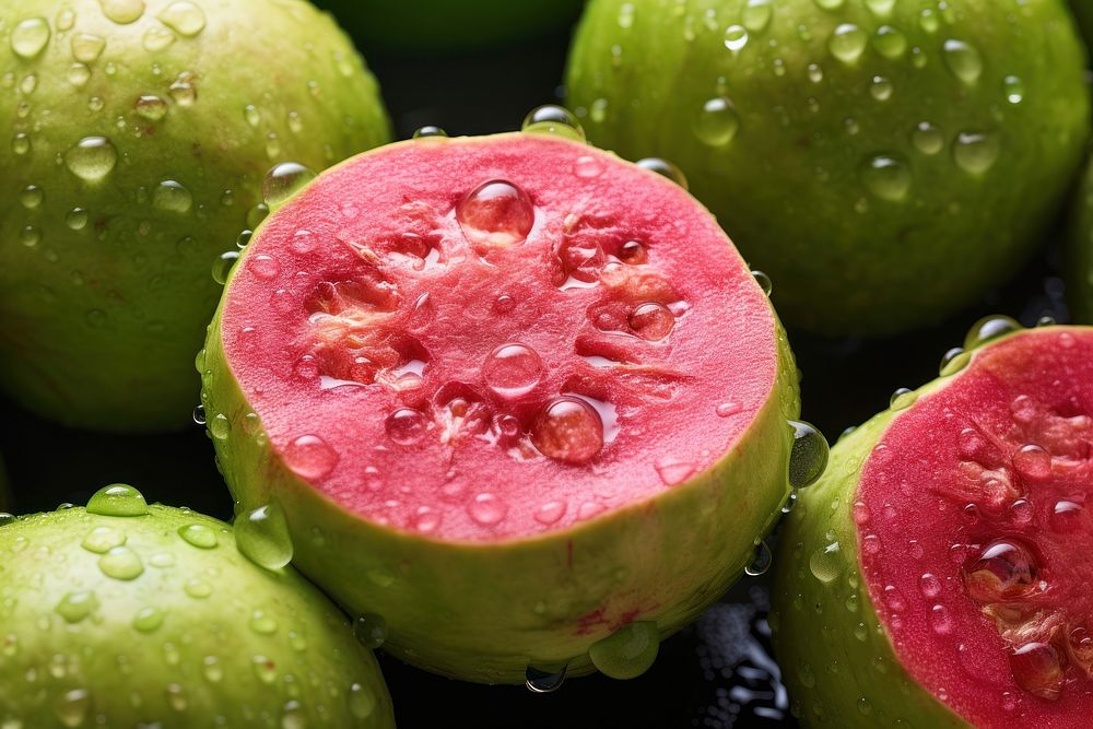 Guavas food fruit plant. AI generated Image by rawpixel.