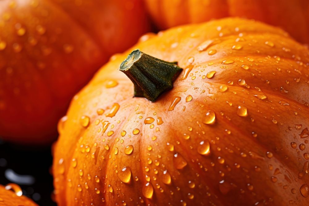 Pumpkins food vegetable squash. AI generated Image by rawpixel.