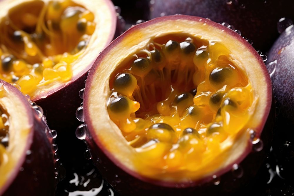 Passion fruit food plant medication. AI generated Image by rawpixel.