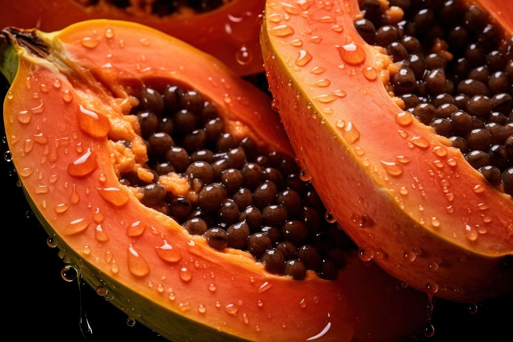 Papaya food fruit plant. AI generated Image by rawpixel.