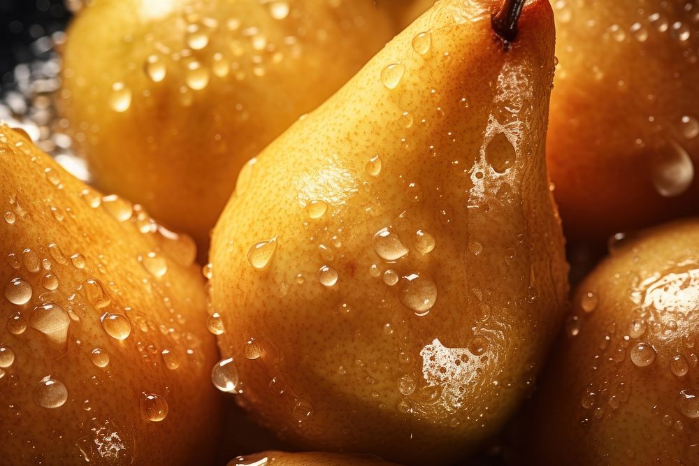 Pears food fruit freshness. AI generated Image by rawpixel.