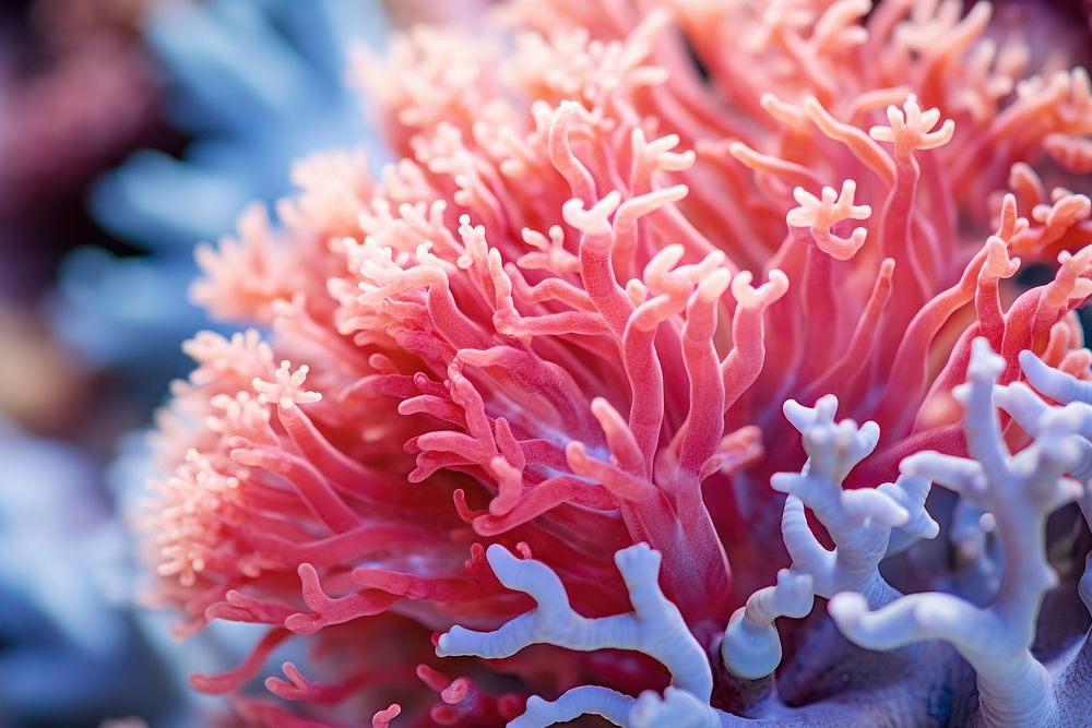 Healthy coral outdoors nature ocean. AI generated Image by rawpixel.