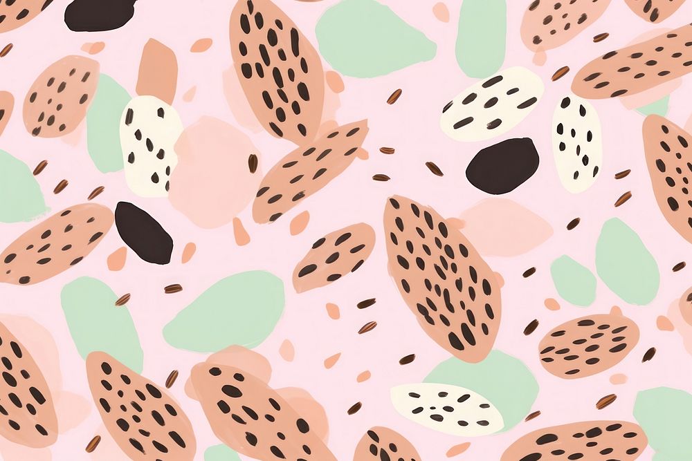 Coffee beans pattern backgrounds spotted. AI generated Image by rawpixel.