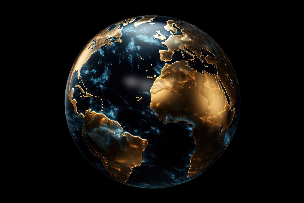 Globe ball planet earth space. AI generated Image by rawpixel.