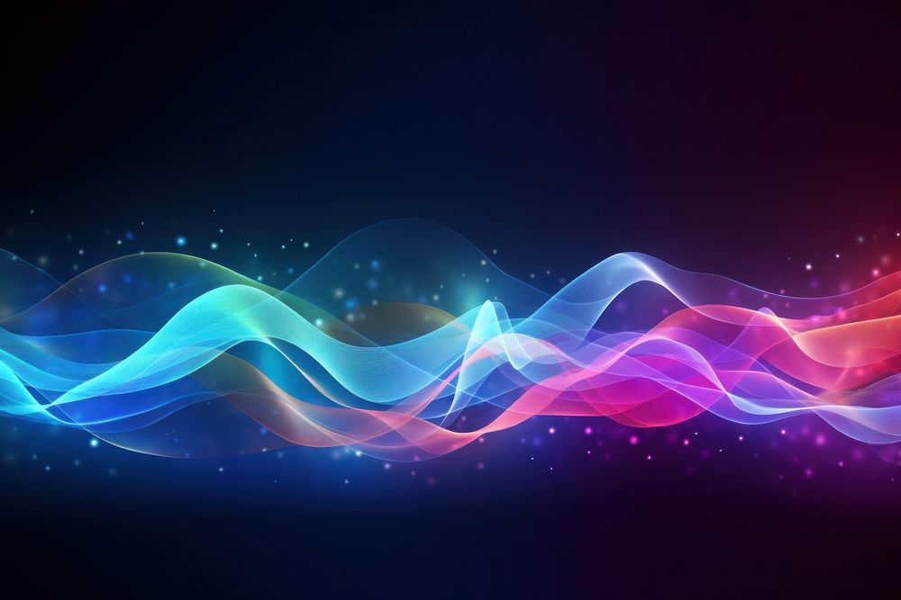 Multi colored sound wave background backgrounds pattern nature. AI generated Image by rawpixel.