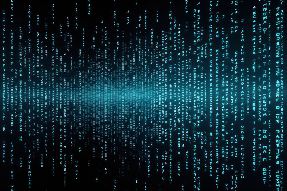 Binary code space backgrounds electronics. AI generated Image by rawpixel.