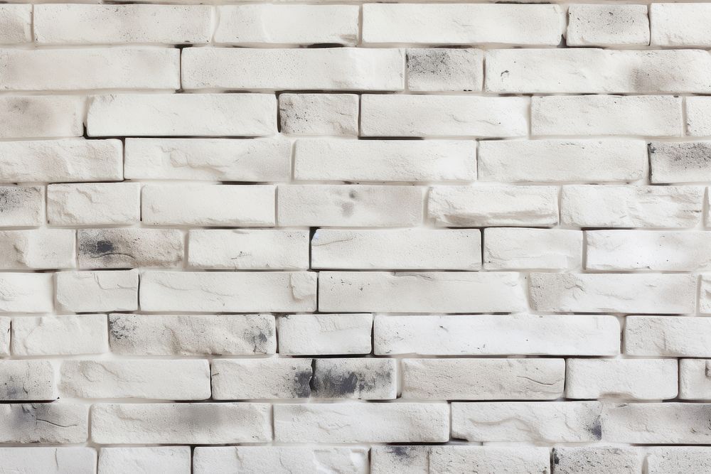 White brick wall architecture backgrounds repetition. AI generated Image by rawpixel.