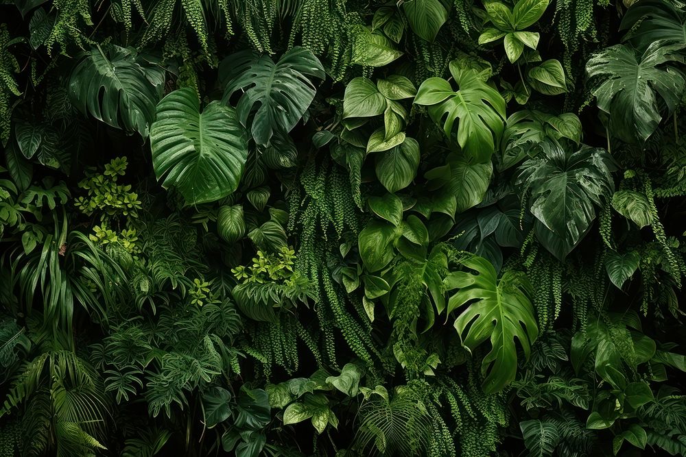 Greenery plants background backgrounds vegetation outdoors. AI generated Image by rawpixel.