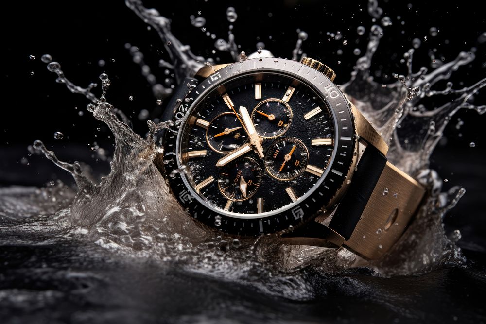 Wristwatch luxury accuracy motion. AI generated Image by rawpixel.