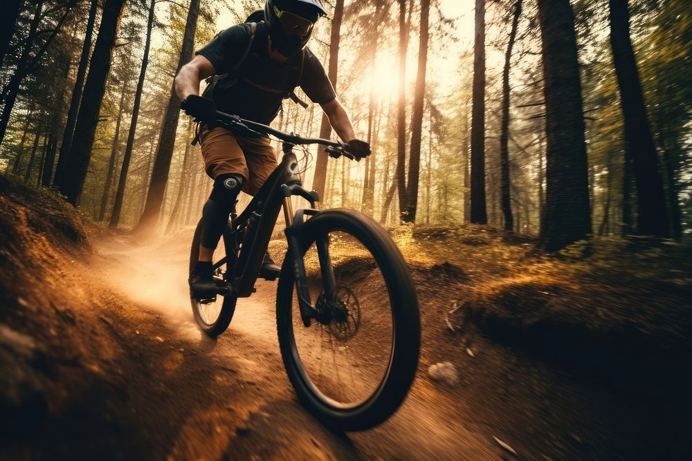 Male ride bicycle sports vehicle cycling. AI generated Image by rawpixel.