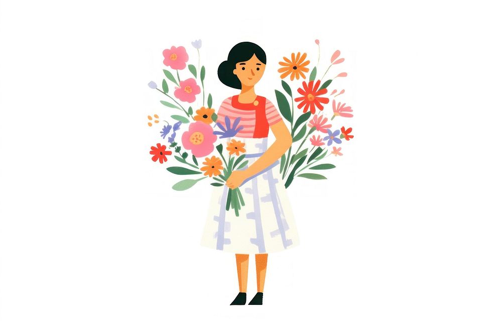 Florist flower dress plant. AI generated Image by rawpixel.