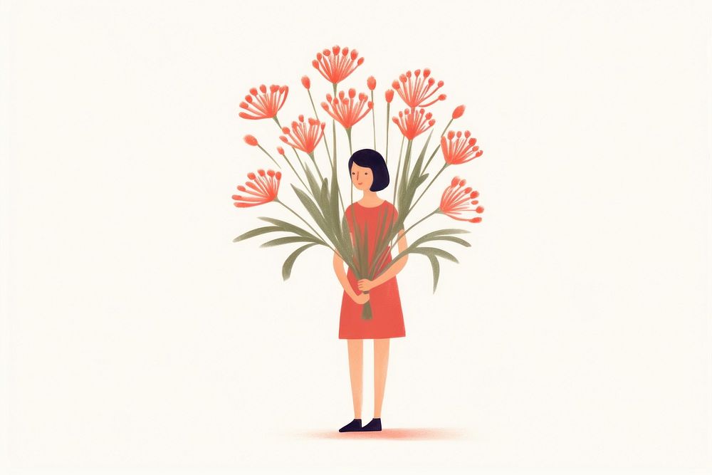 Florist drawing flower plant. AI generated Image by rawpixel.