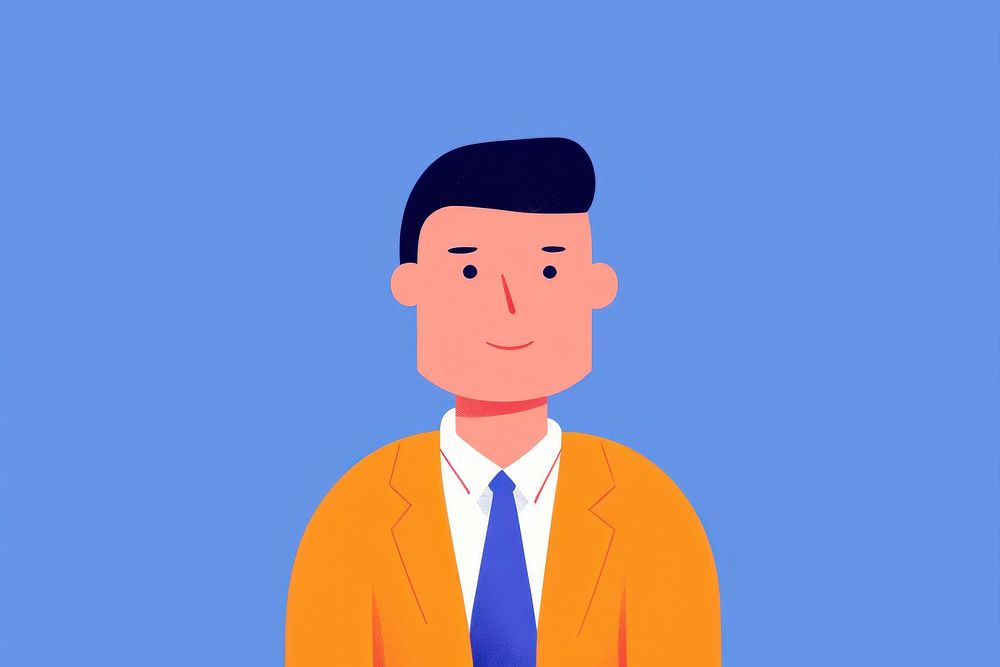 Man portrait cartoon adult. AI generated Image by rawpixel.