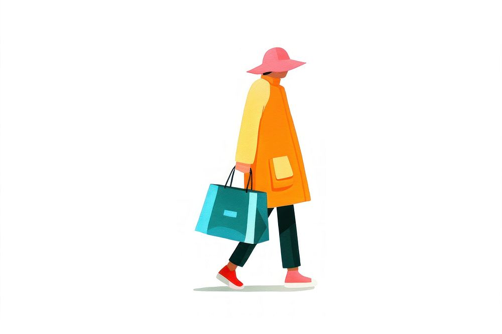 Shopping bag white background consumerism accessories. AI generated Image by rawpixel.